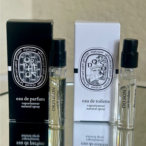 Luxury French Diptyque Orphéon Eau de Parfum & Do Son Eau de Toilette 2 Pieces - Picture 2 of 11